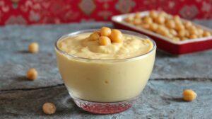 Pâte à frire aux pois chiches sans gluten prête en 3 minutes pour enrober légumes et poissons au four ou à la poêle
