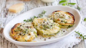 Pizzettes de pommes de terre aux courgettes l'apéritif express et croustillant qui fait raffoler petits et grands