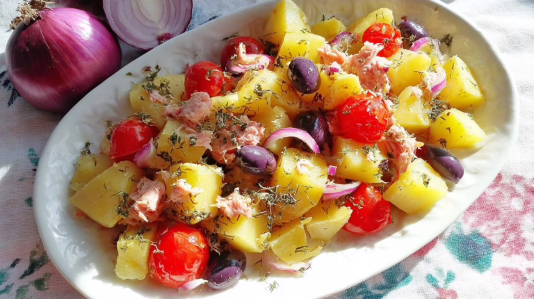 Salade de pommes de terre à l'éolienne la version sicilienne qui révolutionne vos accompagnements d'été
