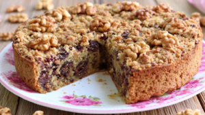 Tarte crumble aux figues fraîches et noix le dessert d'automne qui rivalise avec les classiques