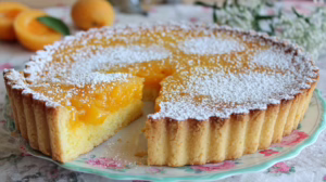 Tarte à la confiture de mandarins maison moelleuse et parfumée le dessert du dimanche qui rivalise avec la tarte de grand-mère
