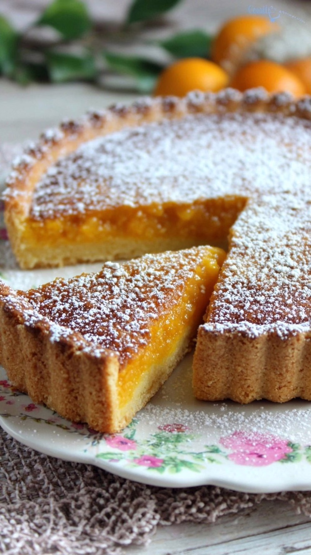Tarte à la confiture de mandarins maison moelleuse et parfumée le dessert du dimanche qui rivalise avec la tarte de grand-mère