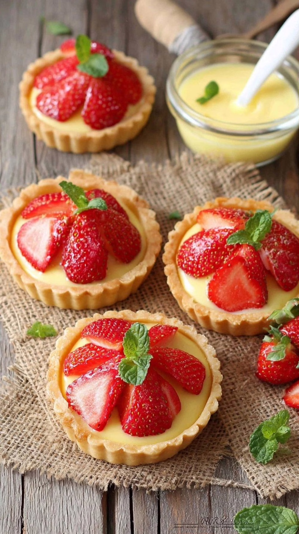 Tartelettes aux fraises et crème pâtissière le dessert qui rivalise avec les éclairs du boulanger