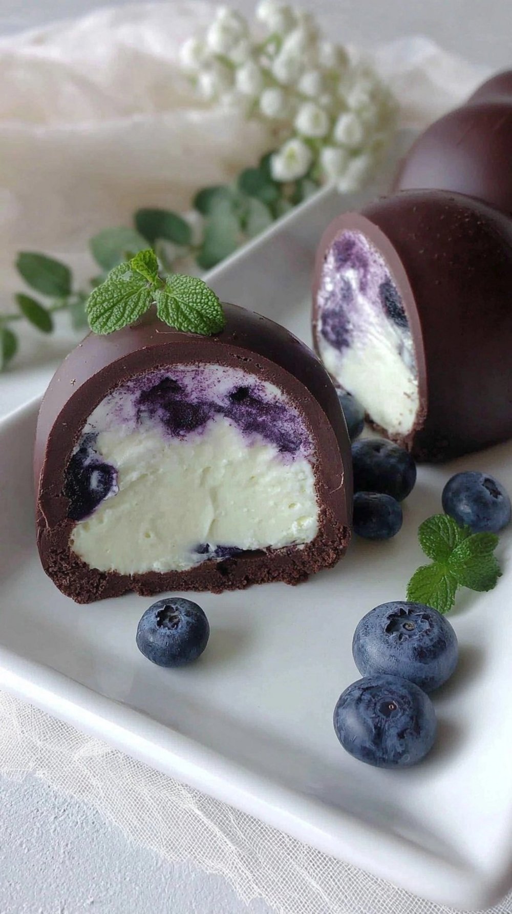 Tortines semifreddo aux myrtilles le dessert glacé du dimanche qui rivalise avec les glaces artisanales