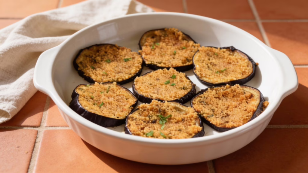 Aubergines gratinées au four prêtes en 20 minutes qui font l'unanimité