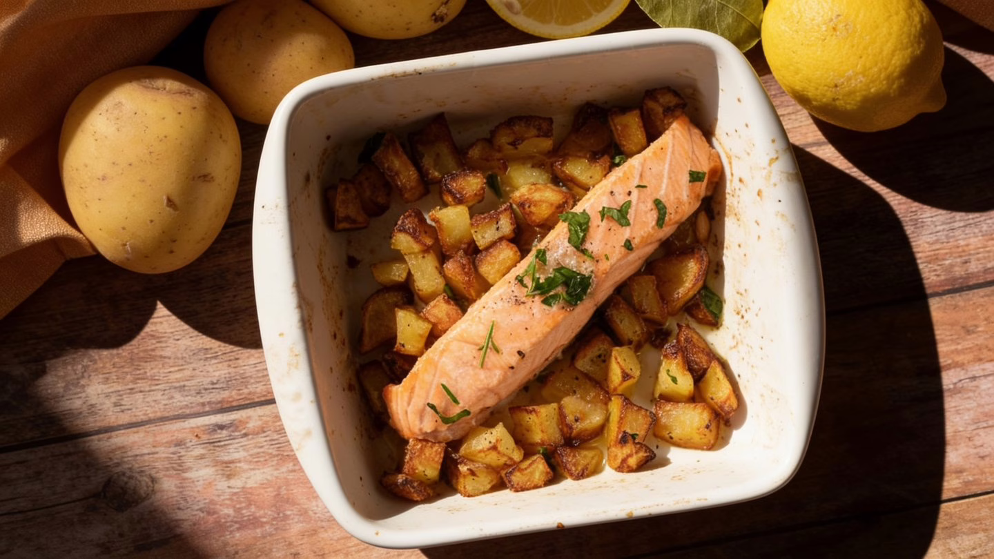 Filet de saumon à la friteuse à air croustillant et prêt en quelques minutes