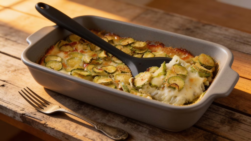Flan de courgettes à la provola le plat du soir qui sauve tout