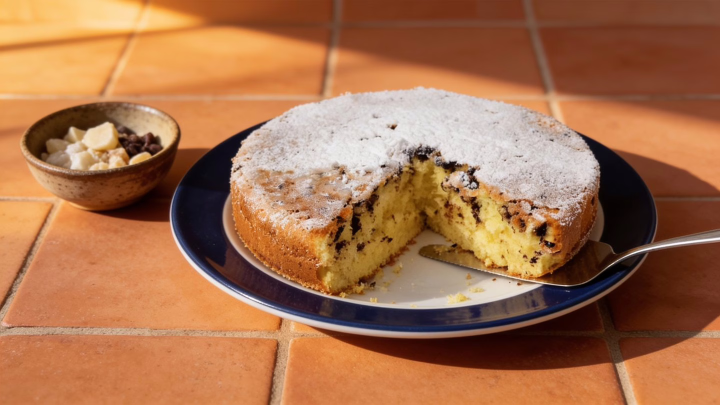 Gâteau orange et pépites de chocolat le petit-déjeuner gourmand du dimanche