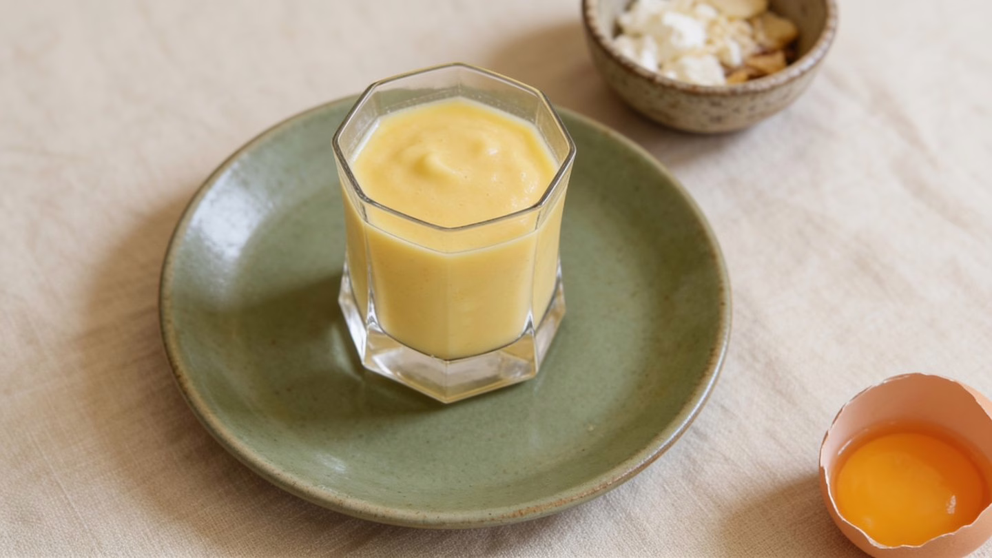 Liqueur de zabaione maison crémeuse et divine prête en 10 minutes
