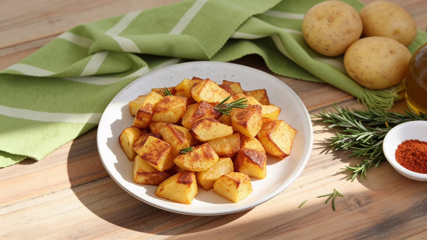 Pommes de terre à la paprika rôties au four croustillantes dehors fondantes dedans le accompagnement qui fait l'unanimité