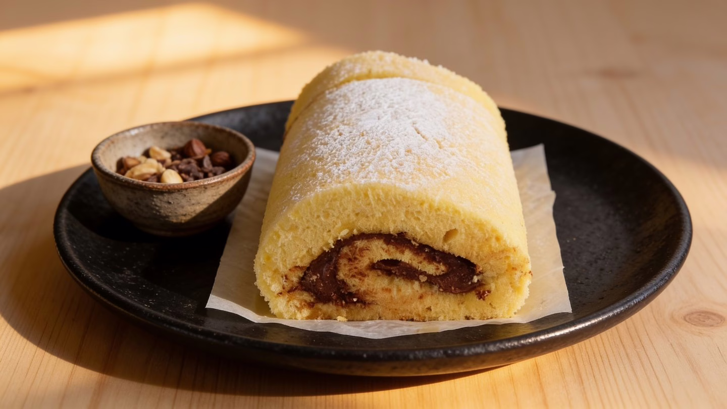 Roulé à la Nutella moelleux et gourmand, le gâteau du dimanche qui fait raffoler petits et grands