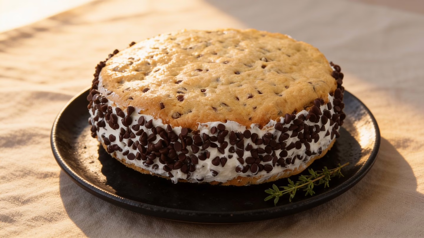 Torta gelato cookie le dessert du week-end qui rend tout le monde fou