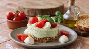 Cheesecake caprese sans cuisson la star des apéros d'été