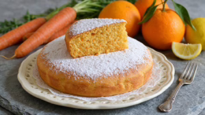 Gâteau ACE orange carotte citron moelleux et plein de soleil