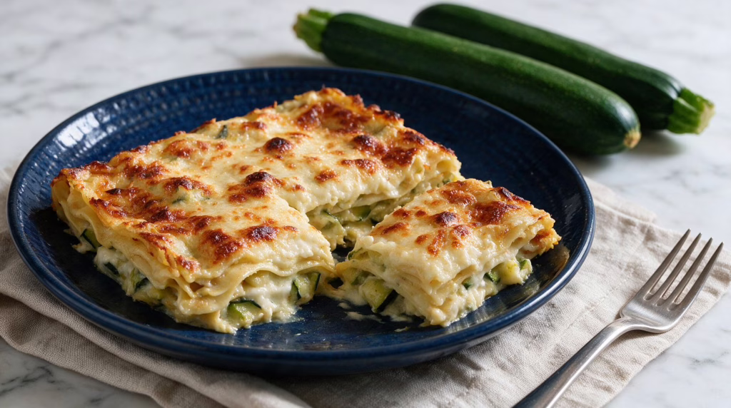 Lasagnes aux courgettes crémeuses le plat du dimanche qui régale tout le monde